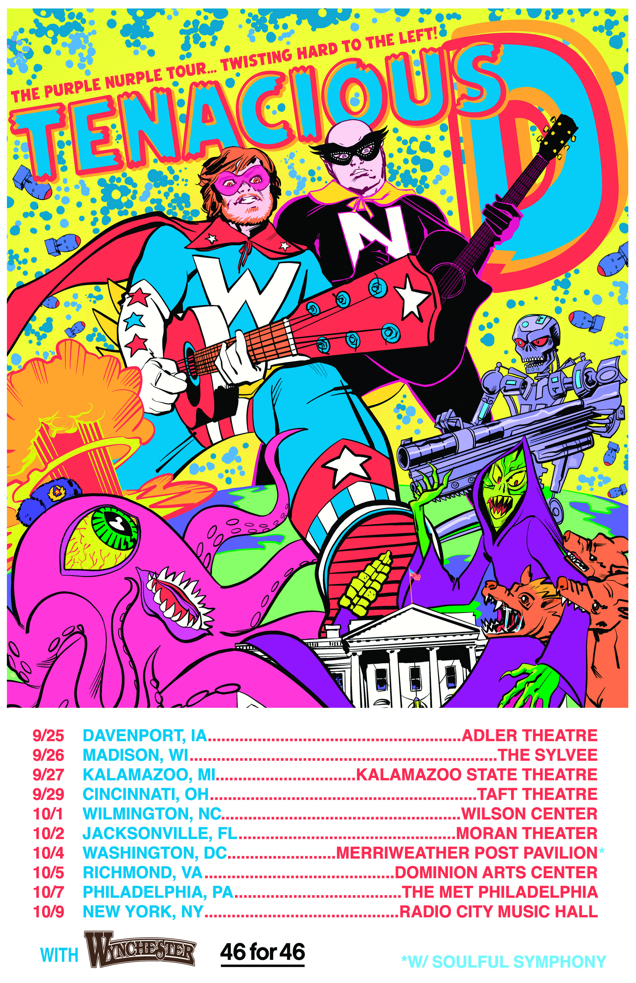 Tenacious D Announces 'The Purple Nurple TourTwisting Hard to